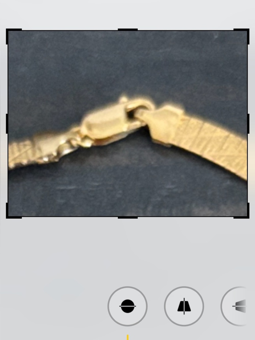Gold-Tone Textured Collar Necklace - Women's Jewelry - Picture 4 of 4